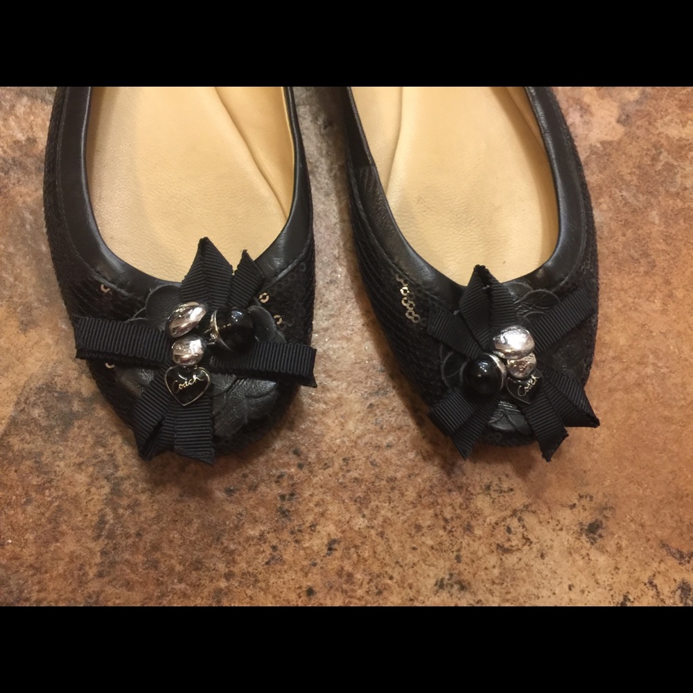 Coach brand ballet flats